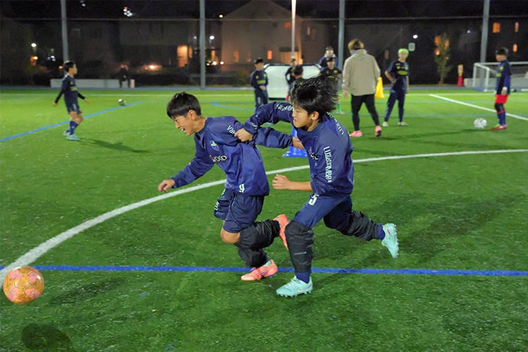 ザムストレッグウォーマー使用風景