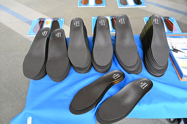 JFA 第49回全日本U-12サッカー選手権大会 ザムストブースの模様