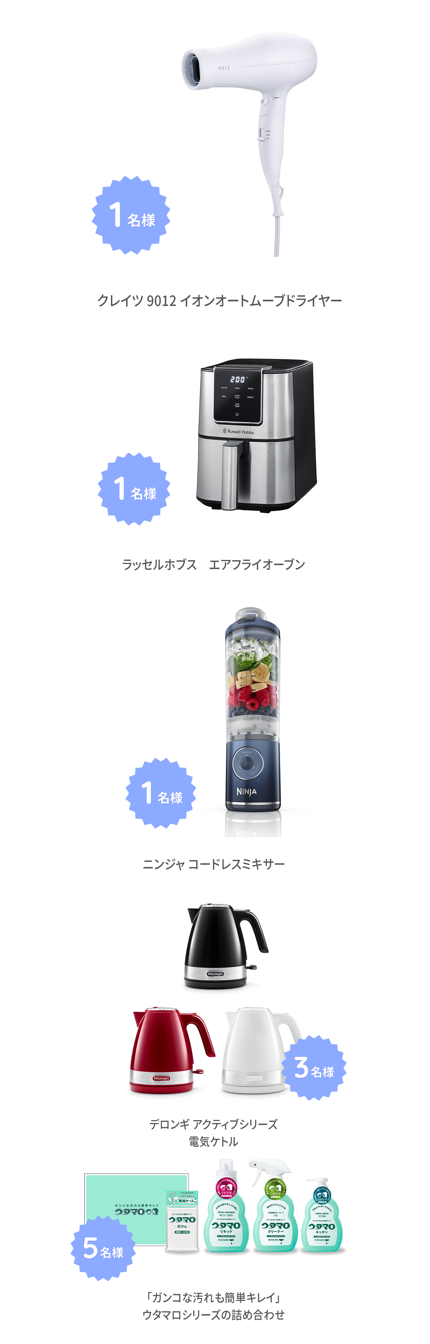 豪華賞品が当たる抽選会に申し込もう！