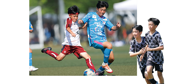 UTAMARO GlobalCup U-11 2025の試合風景