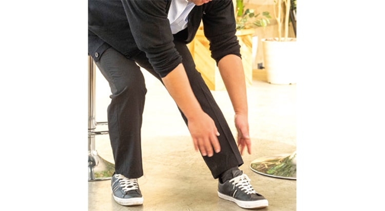 ふくらはぎ・もも裏ストレッチ