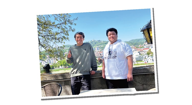 中村敬斗選手が海外のチームに移籍した当初、花嶋先生が食事面などもサポートしていたそう。