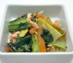 カルシウム強化☆小松菜とツナの和え物