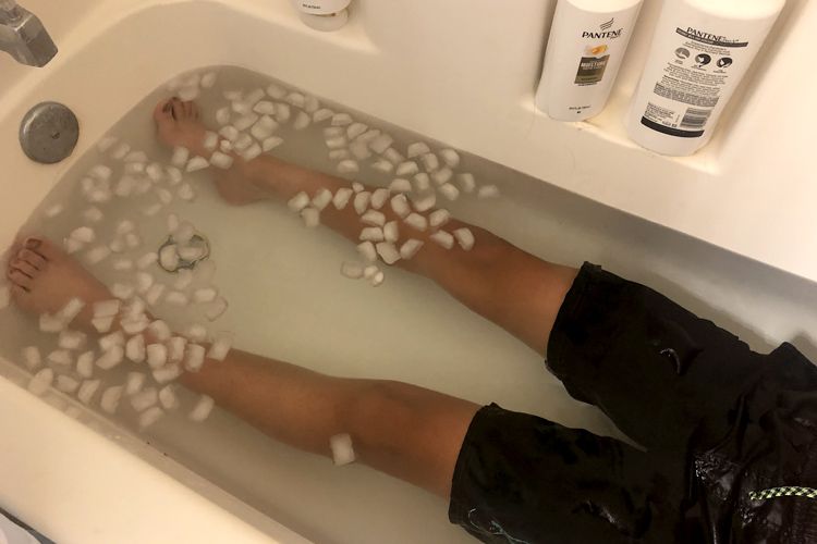 連戦の疲労回復に効果的なアイスバス 氷風呂 アメリカ少年サッカー記25 サカママ
