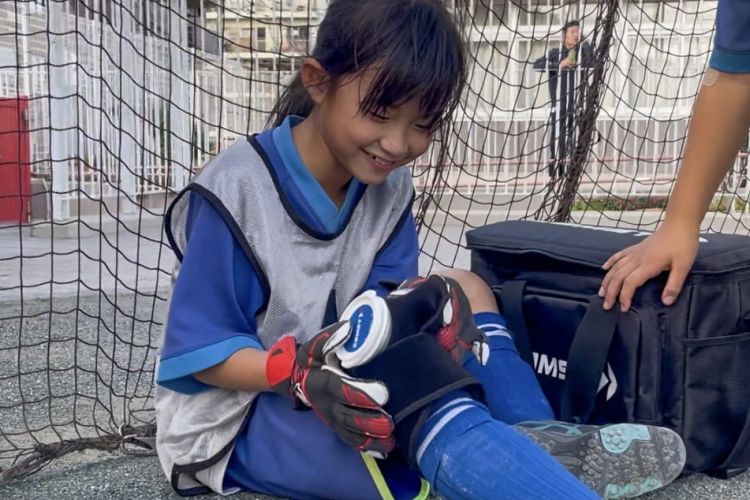 目指せ！ 未来のなでしこ！ 小さな女の子たちの《ケガ予防を学ぶ》