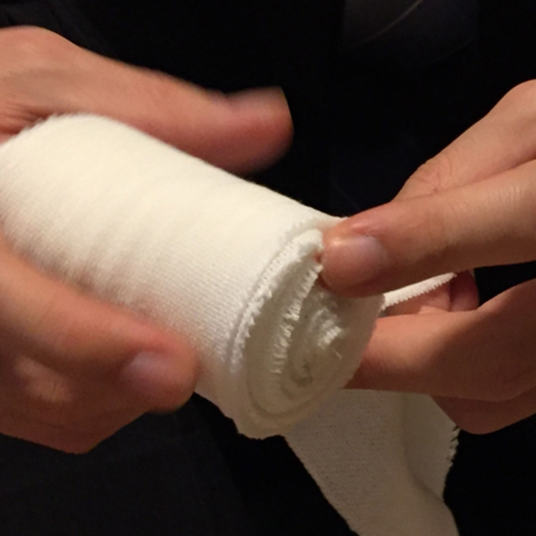 RICEの“Ｃ”、コンプレッション（圧迫）の方法