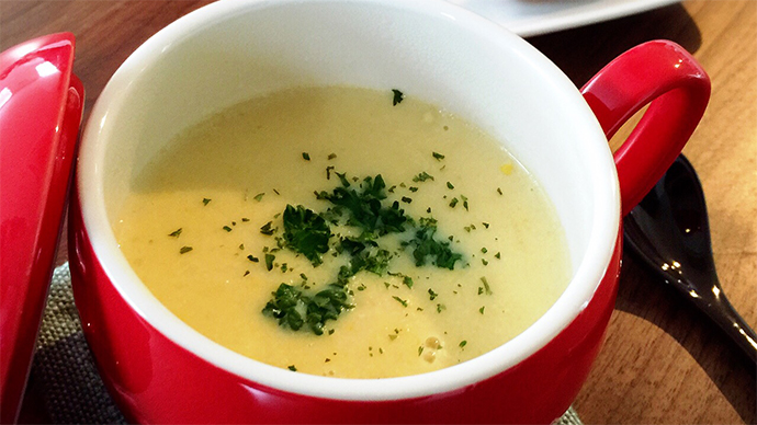 サカママレシピ ―さつまいも入りコーンポタージュ―