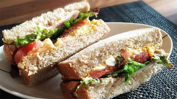 サカママレシピ ―クリームチーズ入りフレッシュサンド―