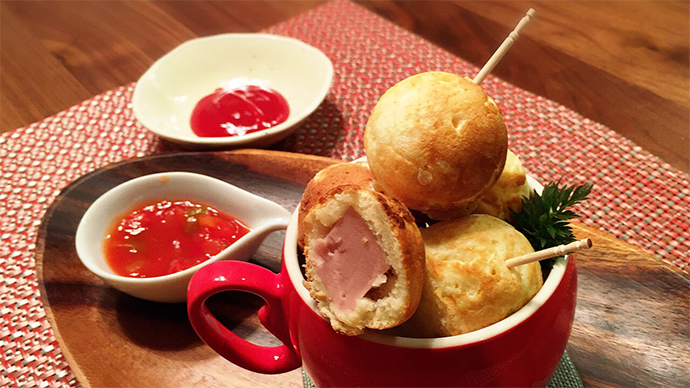 サカママレシピ ―お子さんと一緒に作ろう!!まんまるアメリカンドッグ―