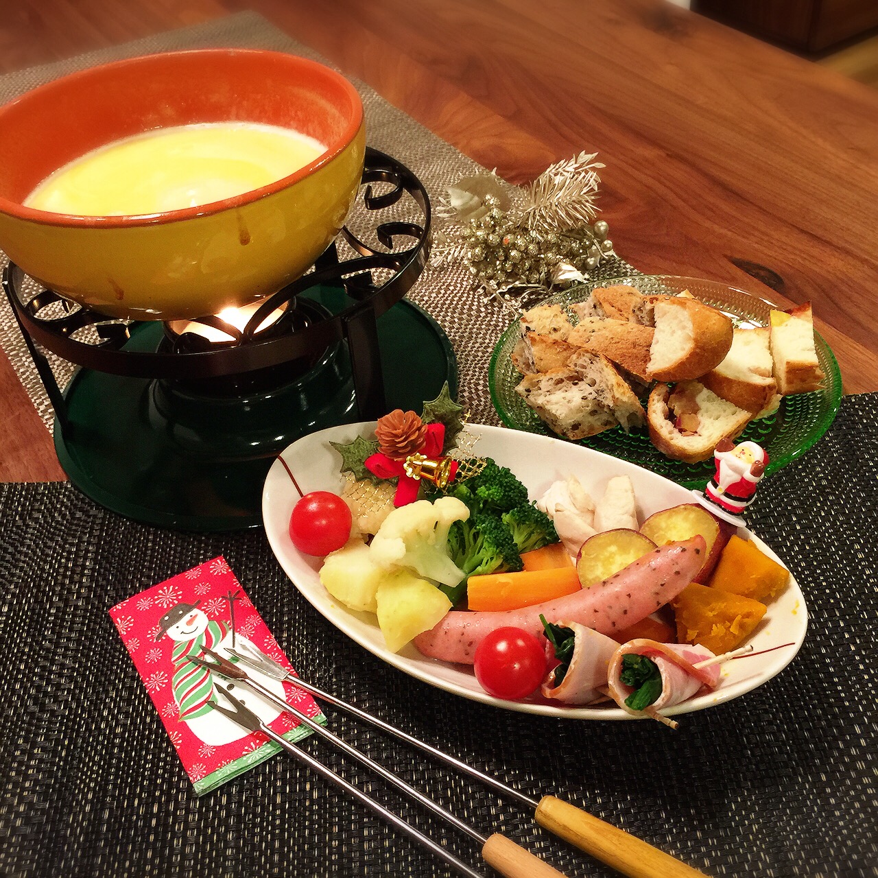 サカママレシピ ―野菜が美味しい★チーズフォンデュ―