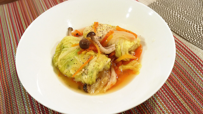 サカママレシピ ―ロール白菜―