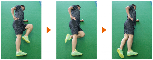 真上から見た動作