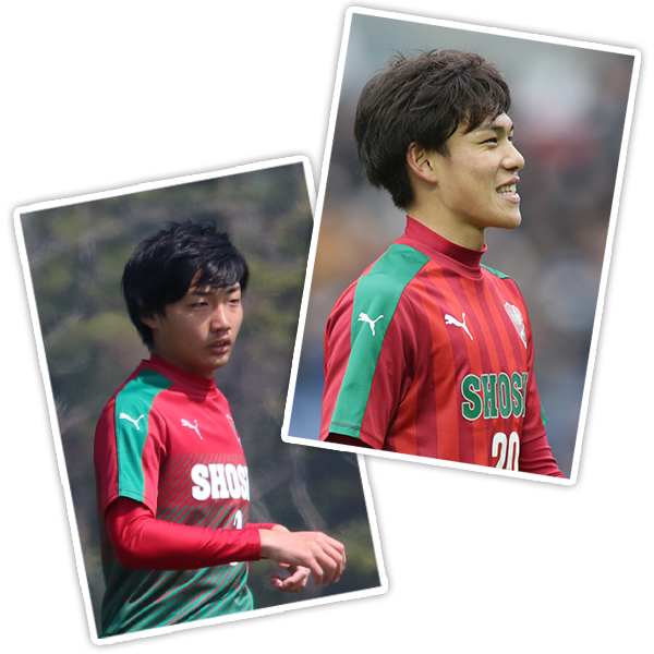 馬目選手、黒澤選手