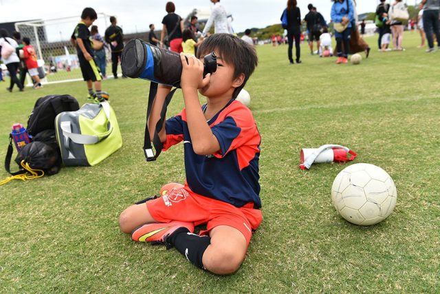サッカージュニアの熱中症対策