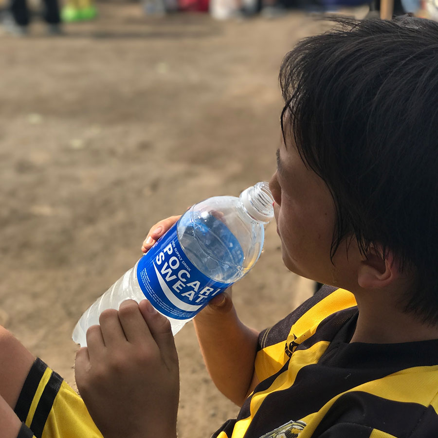 サッカージュニアの熱中症対策～対策編～ 水分摂取をうまく促す方法