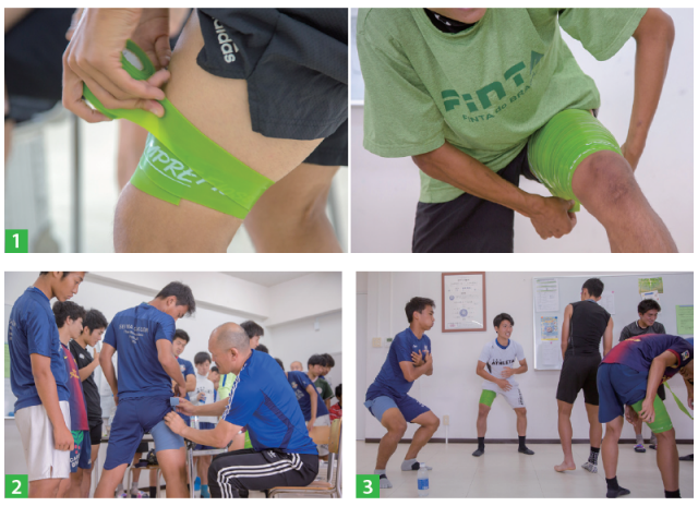 コンプレフロスの巻き方