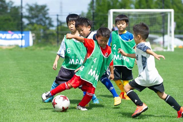 秘訣1：楽しくサッカーをする