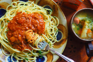 「野菜苦手の子ってどうしてる？」って話と簡単隠し味入りミートソース【レシピ】