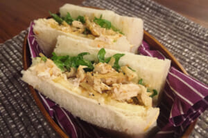 【サカママレシピ】カラダをつくるサンド★ごまマヨ味