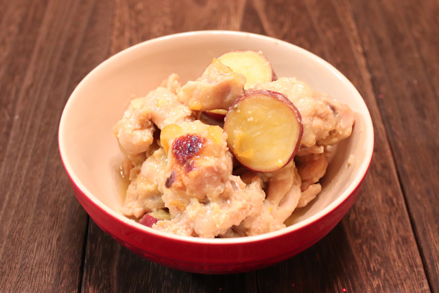 鶏手羽元肉のマーマレード煮