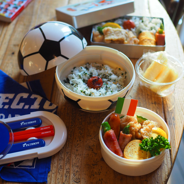 塩唐揚げとわかめご飯のお弁当