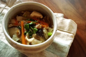 【サカママレシピ】冷え予防に！豚と柚子胡椒のあったかスープ