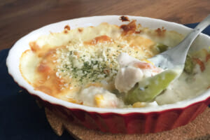 【サカママレシピ】丈夫な身体に★ささ身とコーングラタン