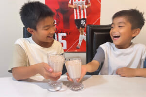 「美味しい！おかわり！」子どもたちが唯一飲み続けている【はじめてのプロテイン】