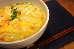 【サカママレシピ】カルシウム入り★トロトロ卵うどん