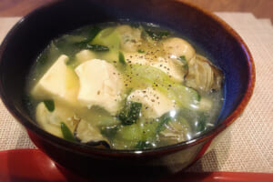 【サカママレシピ】体ポカポカ★お豆腐スープ中華風
