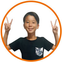 築添志英琉くん(小5)