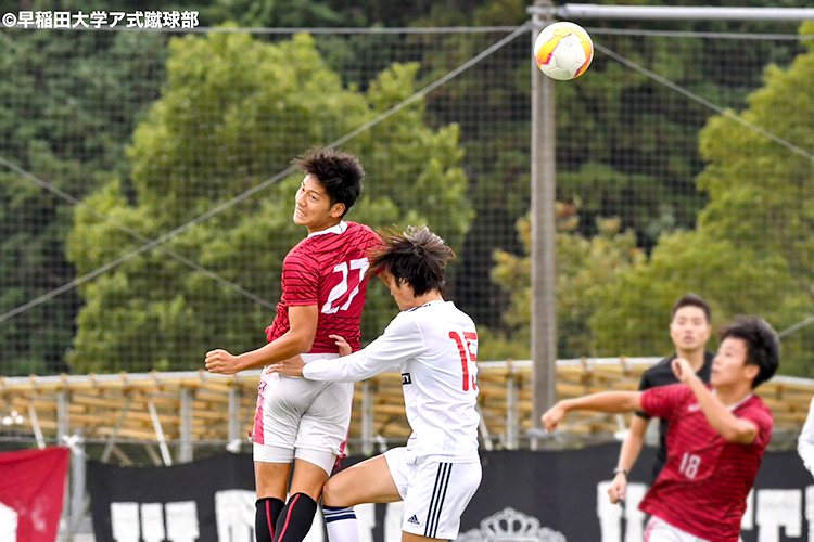 早稲田大学ア式蹴球部 神橋 良汰選手
