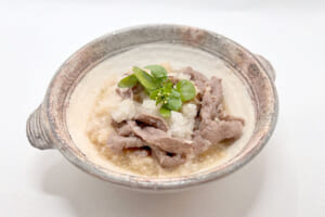 貧血対策に☆牛しゃぶのみぞれ和え