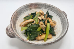 疲労回復☆小松菜とアサリの簡単おひたし