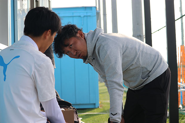 フィジカルを著しく向上させた長瀬亮昌トレーナー。