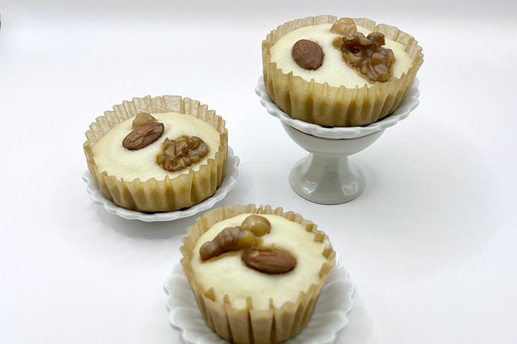 ミネラルたっぷり☆MIXトレイル蒸しケーキ