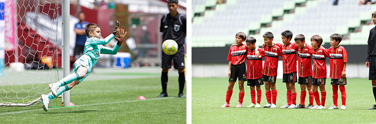 順位決定戦の「ユベントスFC vs ディアブロッサ高田」はPK戦へ。