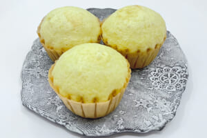 疲労回復に☆はちみつレモン蒸しパン