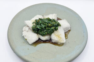 ジメジメ対策☆水晶鶏のニラソース添え