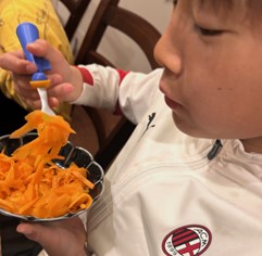 ジュニアアスリートの心強い味方「ニンジンのサラダ」