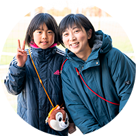 岩田奈穂子さん･千穂さん（小3）