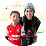 川島沙希子さん･建人くん（小1）