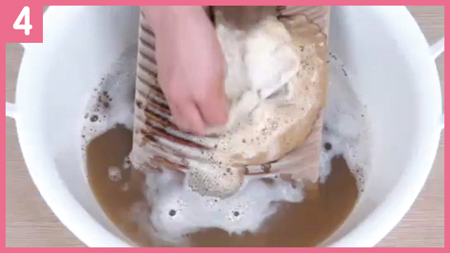 しっかりもみ洗い