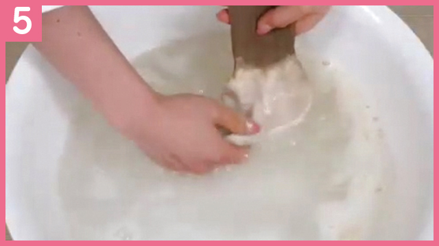 すすぎ洗いor洗濯機へ