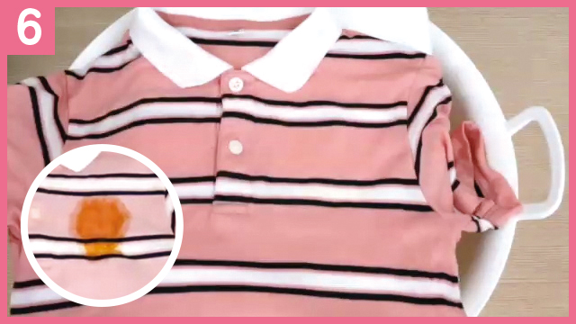 色柄を守って汚れを落とす