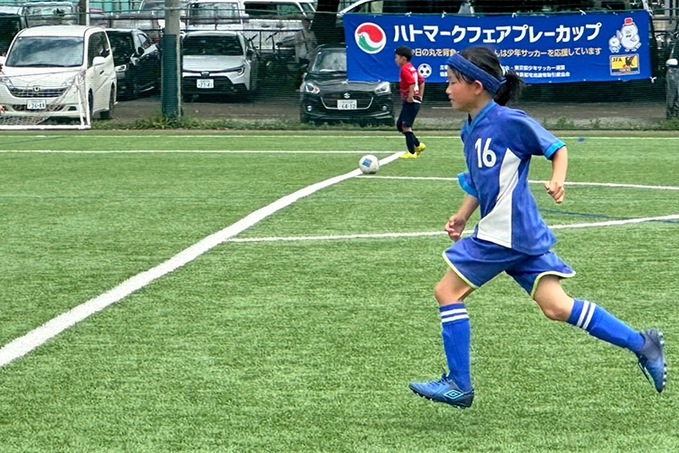 目指せ！ 未来のなでしこ！ 小さな女の子たちの都大会進出..《今日試合全然出られなかった。》