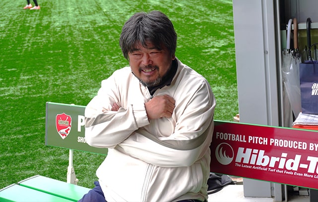 尚志高校の練習風景