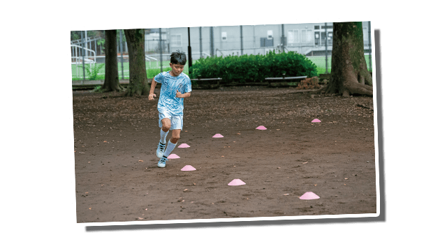 サッカーで求められる走力のイメージ画像