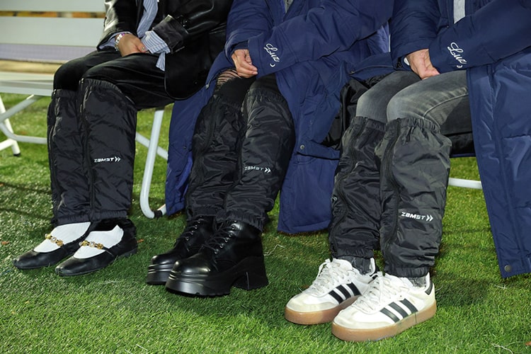 ザムストレッグウォーマー使用風景