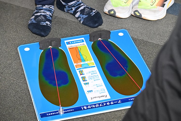 JFA 第49回全日本U-12サッカー選手権大会 ザムストブースの模様